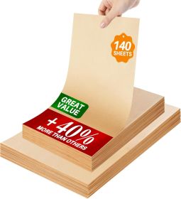 140 Parchment Paper Sheets 9x13 Inch | Precut Unbleached Baking Paper Sheets for Oven, Air Fryer, Cookies, Bread, Pizza | Non-Stick